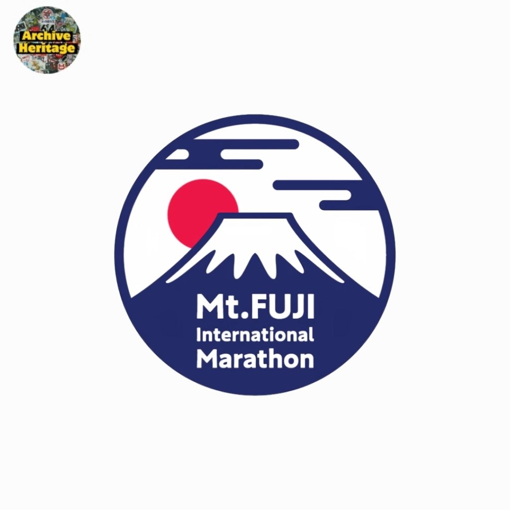 สติ๊กเกอร์โค้งมน MT.Fuji International Marathon