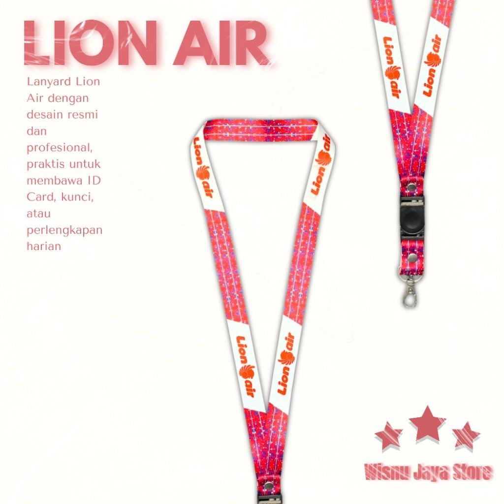LION AIR LANYARD / ONE SET OF LION AIR LANYARD