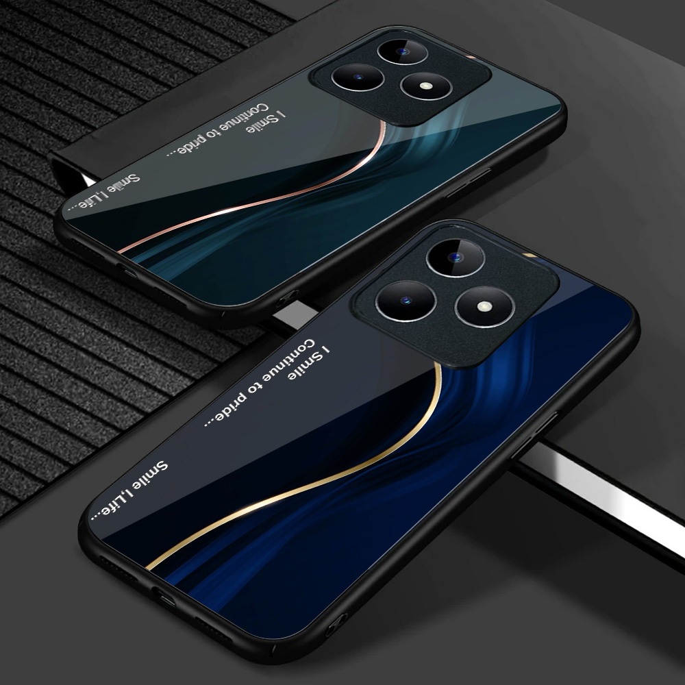 HP Glossy Softcase สําหรับโทรศัพท์ Realme C63 - เคสเคสโทรศัพท์ Realme C63 ล่าสุด - เคสโทรศัพท์ M46