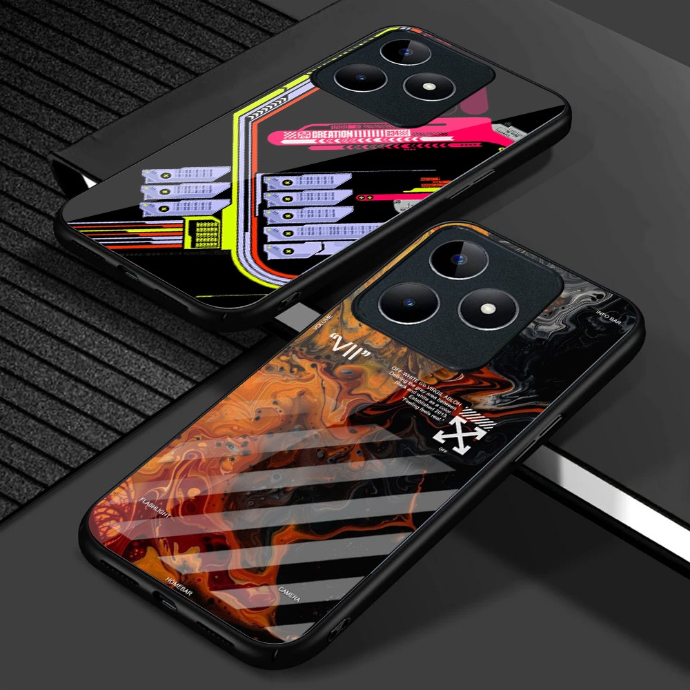 HP Glossy Softcase สําหรับโทรศัพท์ Realme C63 - เคสเคสโทรศัพท์ Realme C63 ล่าสุด - เคสโทรศัพท์ M65