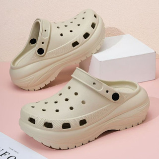 Sandal kodok wanita 255 EVA Bahan Empuk tinggi dengan 7cm Korean fashion style  Cocok Seharian