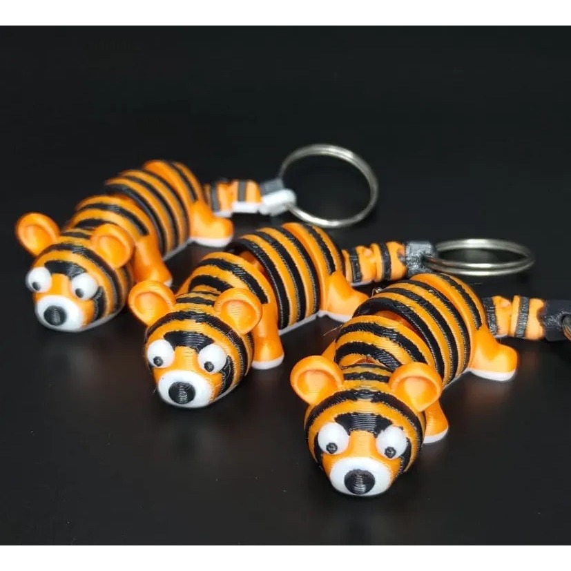 GANTUNGAN Flexi พวงกุญแจปลาหมึกยักษ์ตลก NK 1 A53