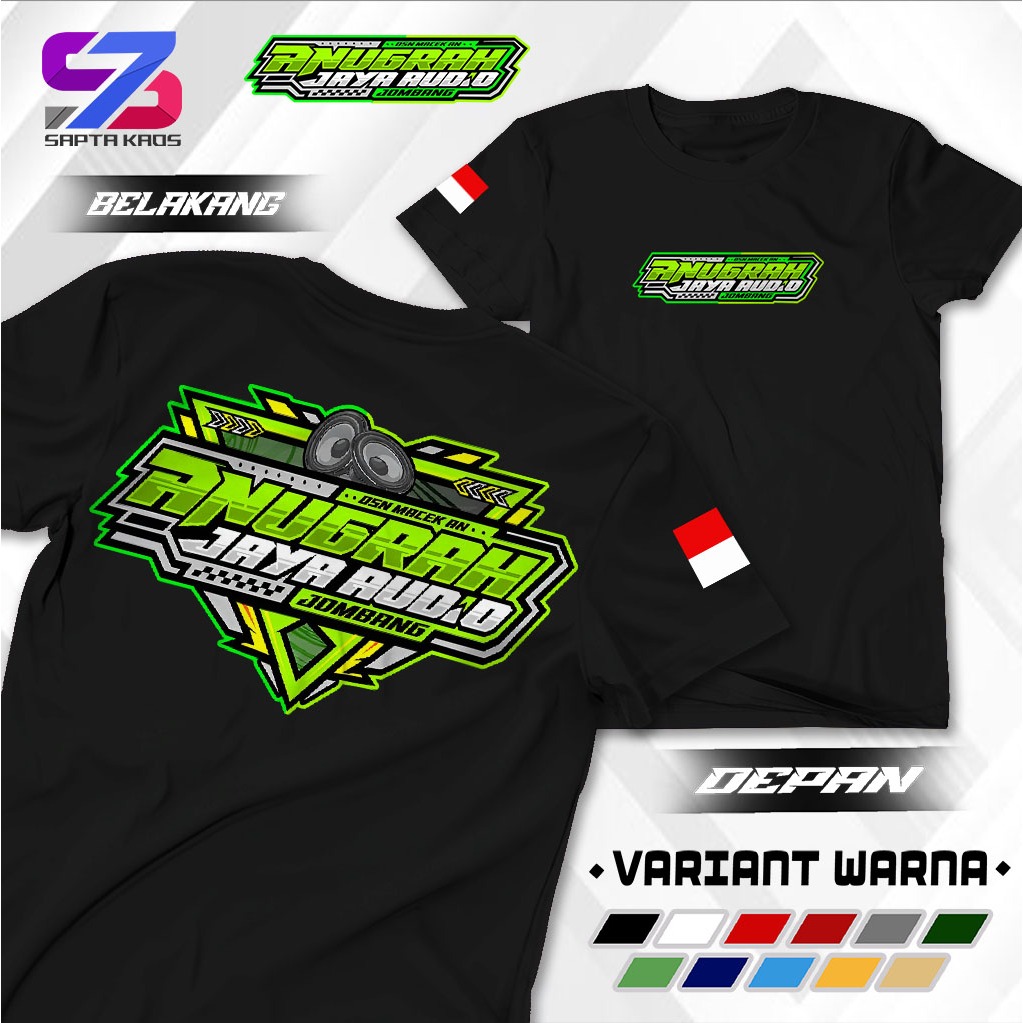 SPT525 Anugrah Jaya Audio T-Shirt / Mens Sound Anugrah Jaya Audio T-Shirt เหมาะสําหรับผู้ชายและผู้หญ
