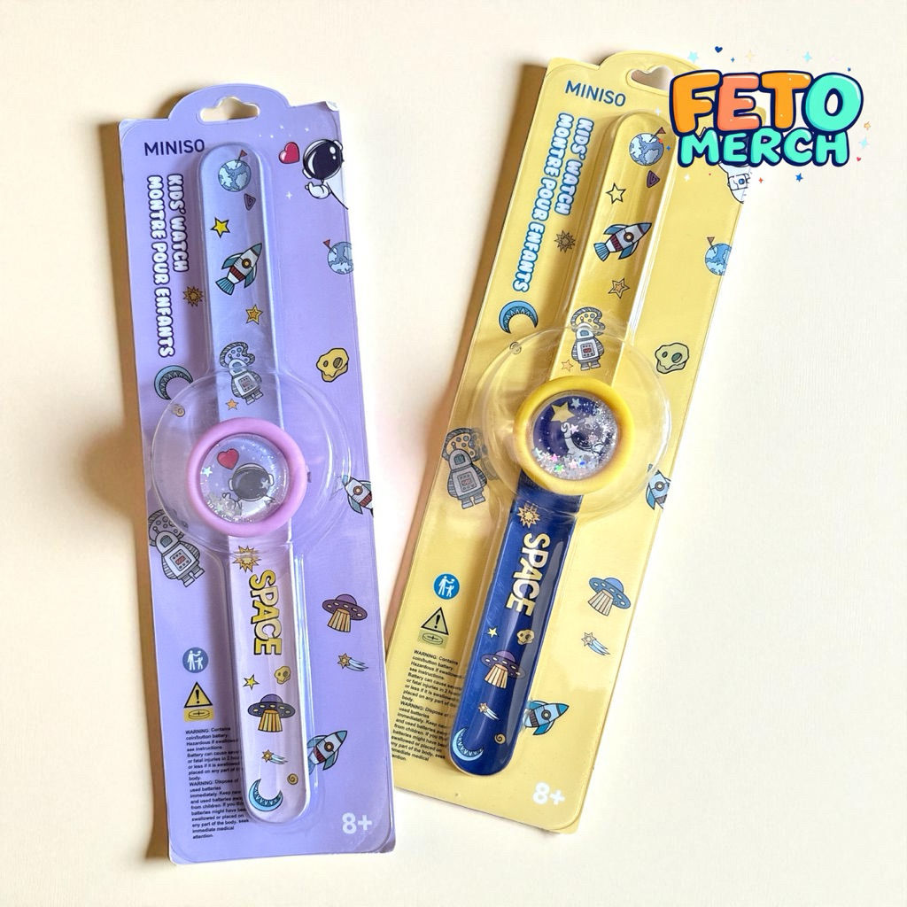 MINISO SPACE KIDS WATCH ASTRONAUT SPACE KIDS WATCH