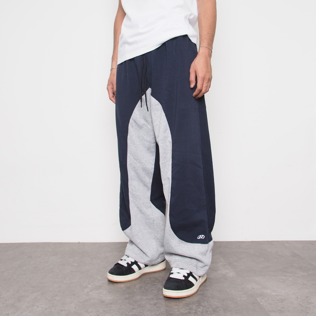 Neversize - กางเกงวอร์ม Baggy - ทูโทน