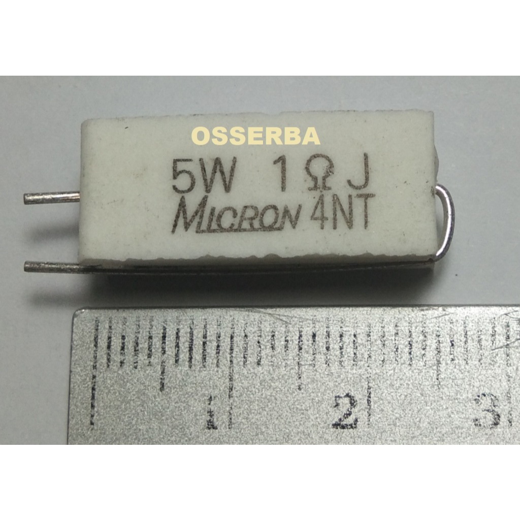 R 5W 1 1.5 2.2 2.7 3.3 3.9 4.7 Ohm Resistor 1.5 2.2 2.7 3.3 3.9 4.7 1R5 2R2 3R3 3R9 4R7 5 วัตต์