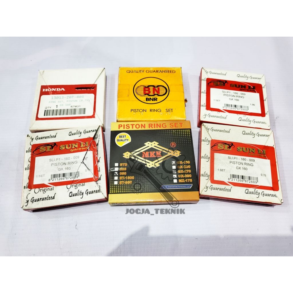 ชุดแหวนลูกสูบ MESIN สําหรับ GX160 5.5HP/PK Standard Engine - Oversize 100 / ชุดแหวน / แหวนลูกสูบ / แ