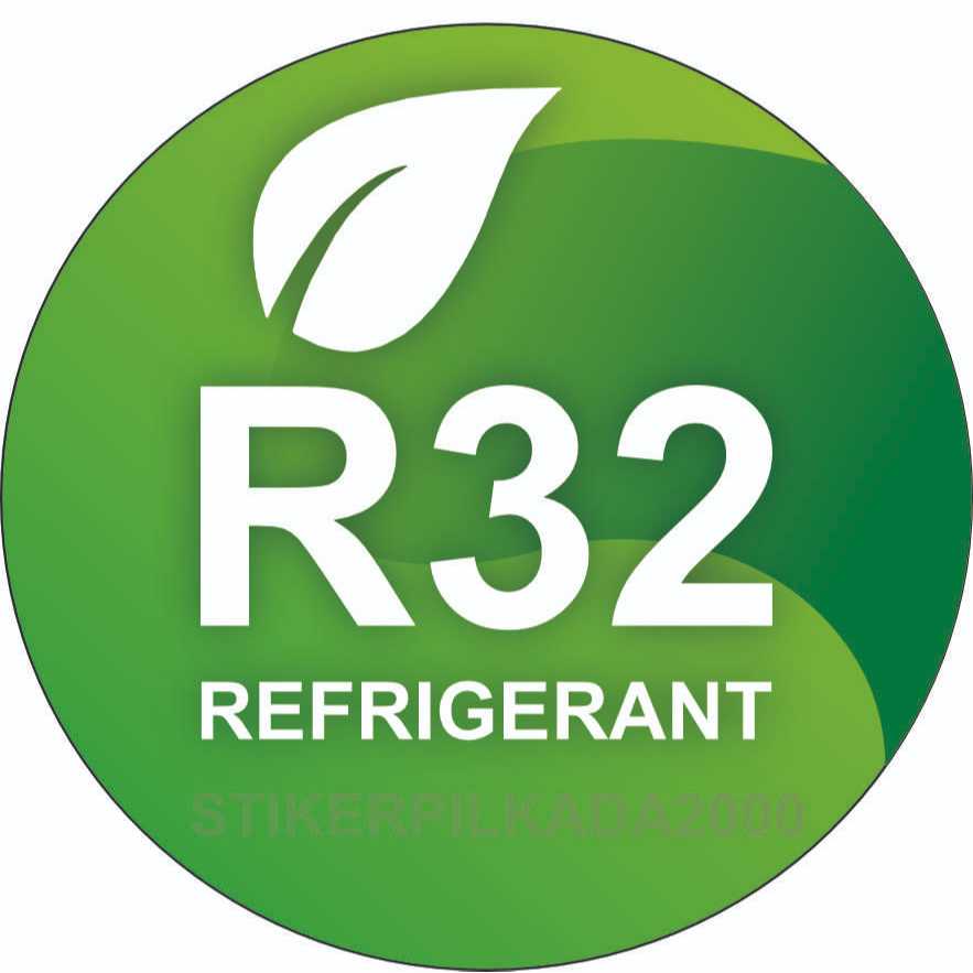 สติ๊กเกอร์ไวนิล R32 REFRIGERANT / FREON R32 ECO FRIENDLY