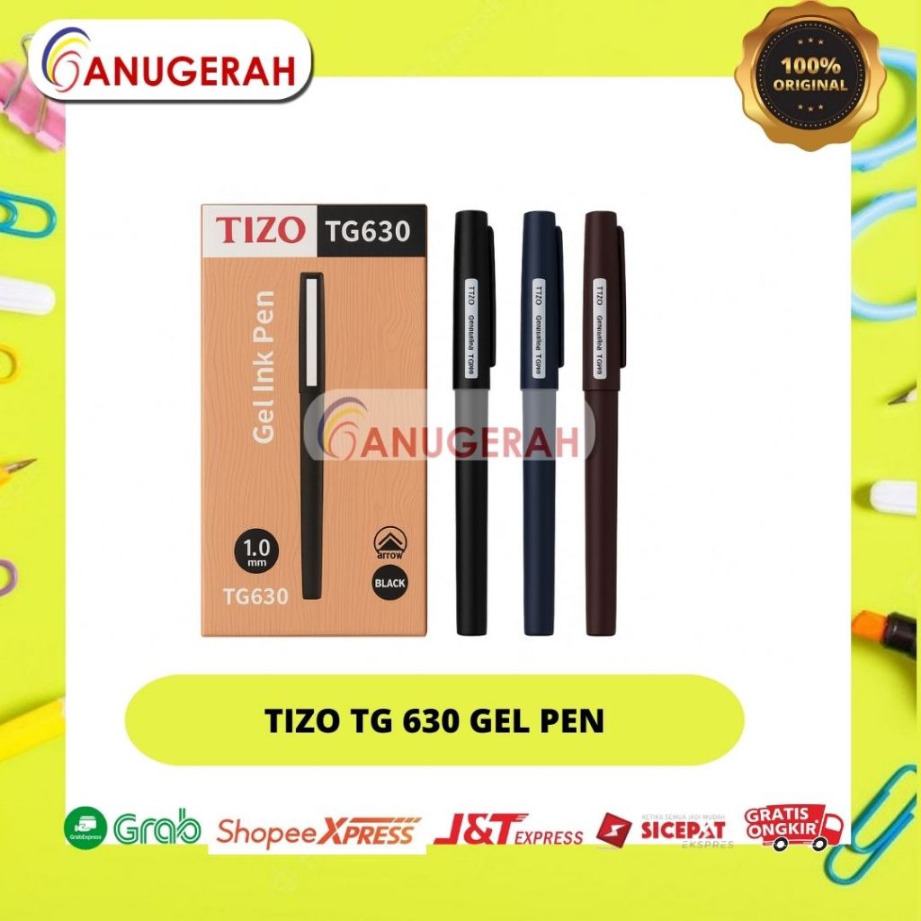 TIZO TG - 630 GEL BALLPOINT 1.0mm (ชิ้น)