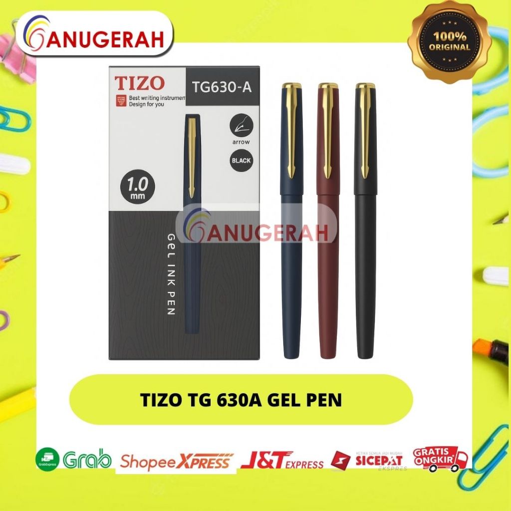 TIZO TG 630A BALLPOINT GEL 1mm (ชิ้น)