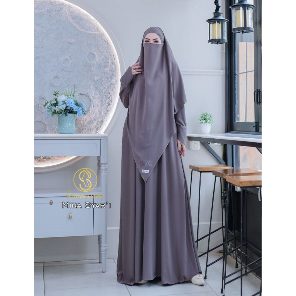 Syari Gamis Mina Syari ล่าสุด By Soekha Premium / Modern Syari Gamis / Syari Gamis สวย