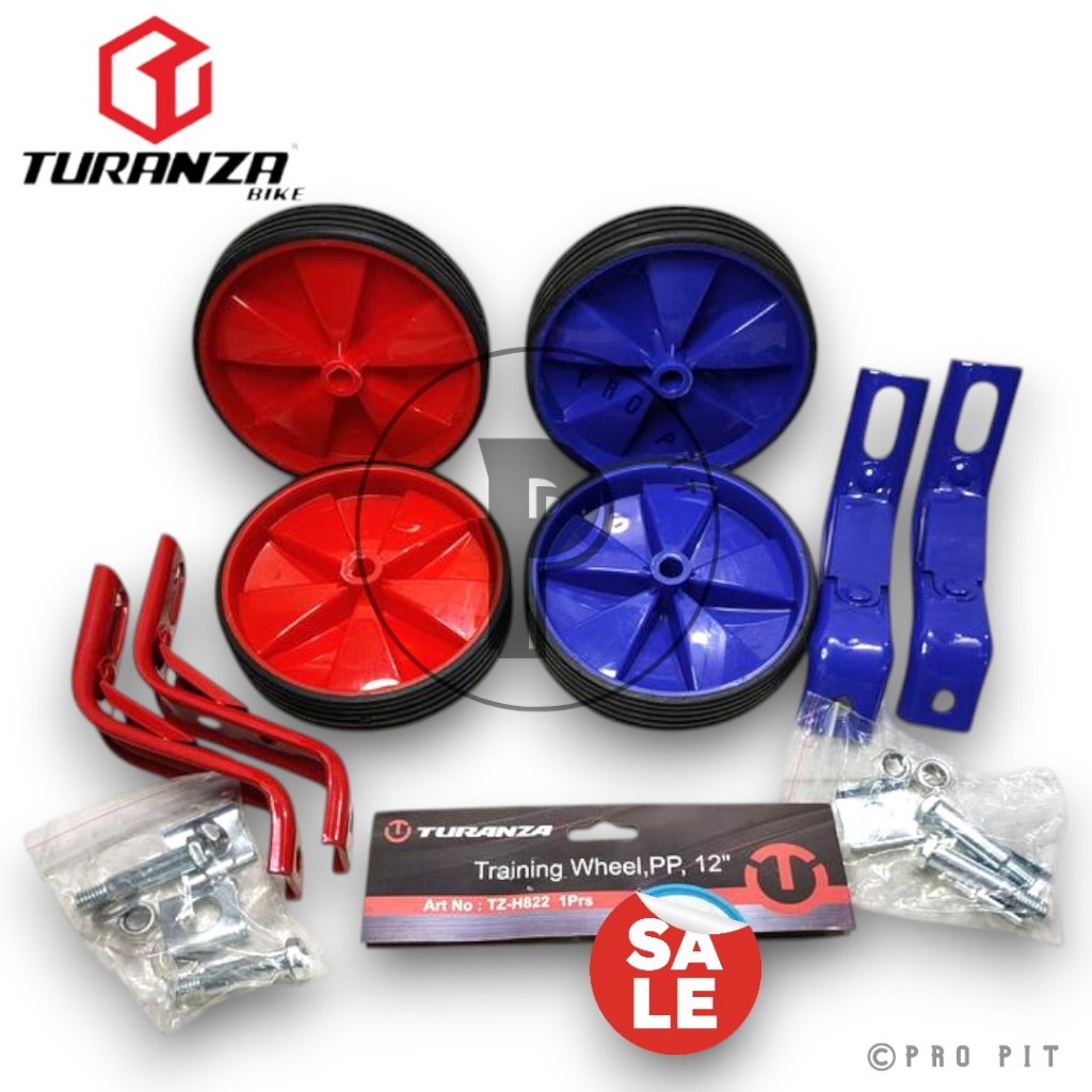 Turanza 12 ล้อช่วยข้างจักรยานเด็กขนาด 16 นิ้ว