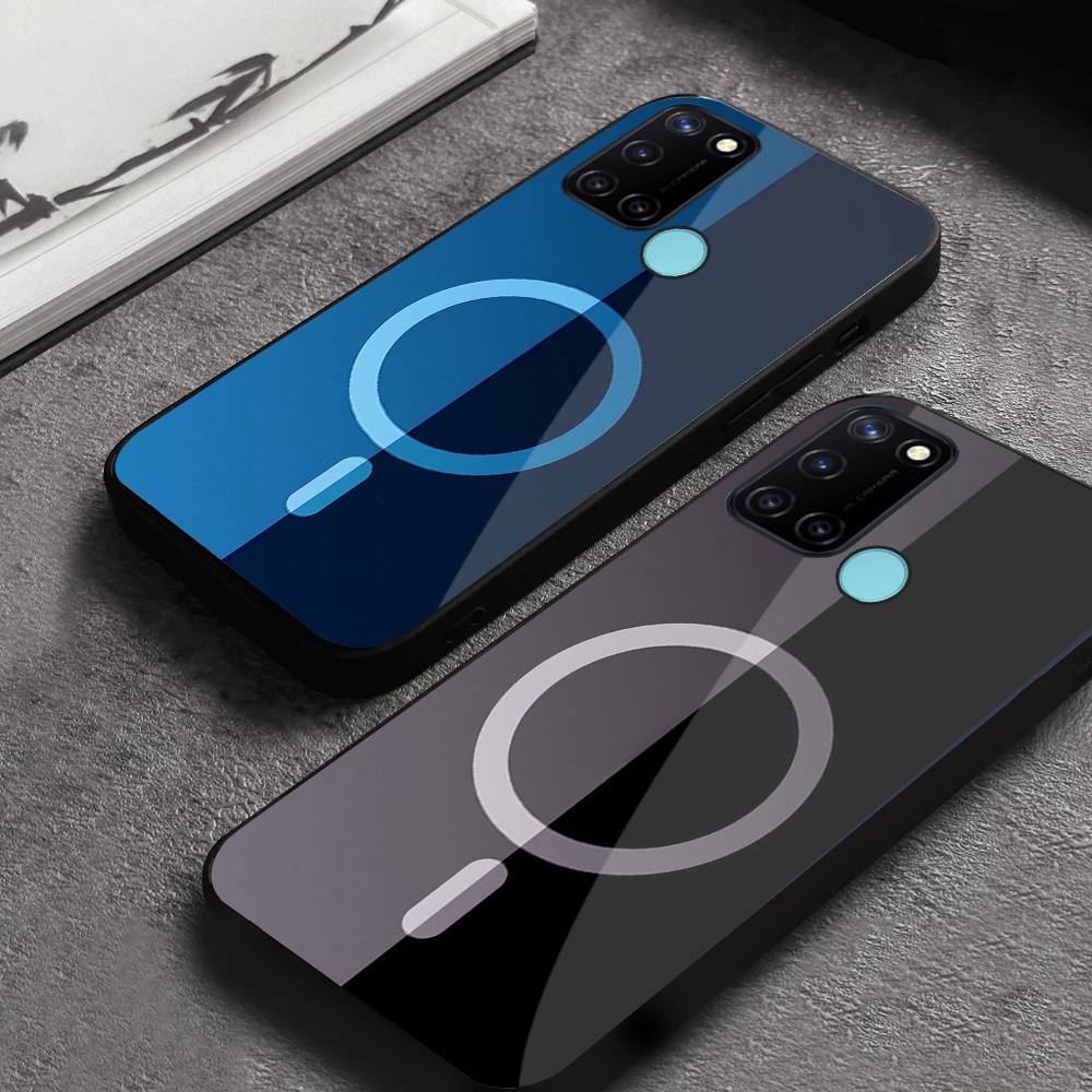Realme 7i C17 สําหรับ Hp Casing Case Hp Glossy Cassing Magsafe M51 แก้วเคสโทรศัพท์ Kesing Cesing