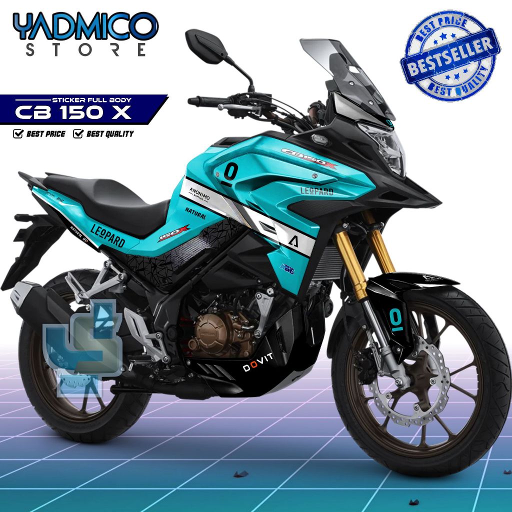 CB 150 X Full Body Decal / CB150 X Fullbody Motorcycle Sticker / CBX 150 Decal / CB X 150 Striping L