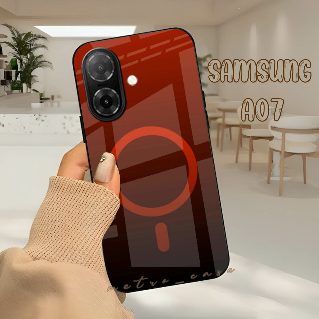 Softcase Glass Shiny Glass SAMSUNG A07 - SAMSUNG A07 2025 - SAMSUNG NEW - เคส SAMSUNG A07 - G76