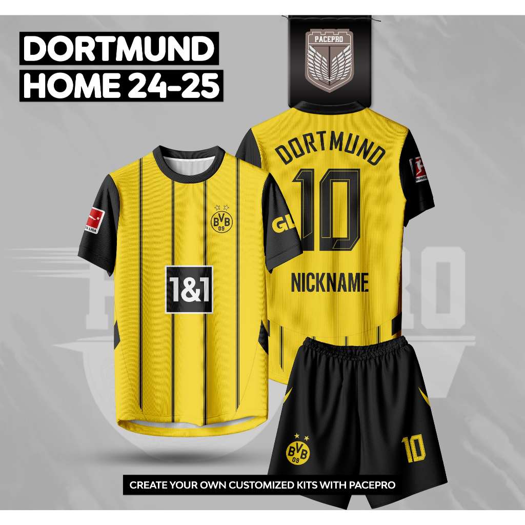 MORUSS14 D0RTMUND 24 25 Design Football Jersey - Jersey Free Name and Full Printing