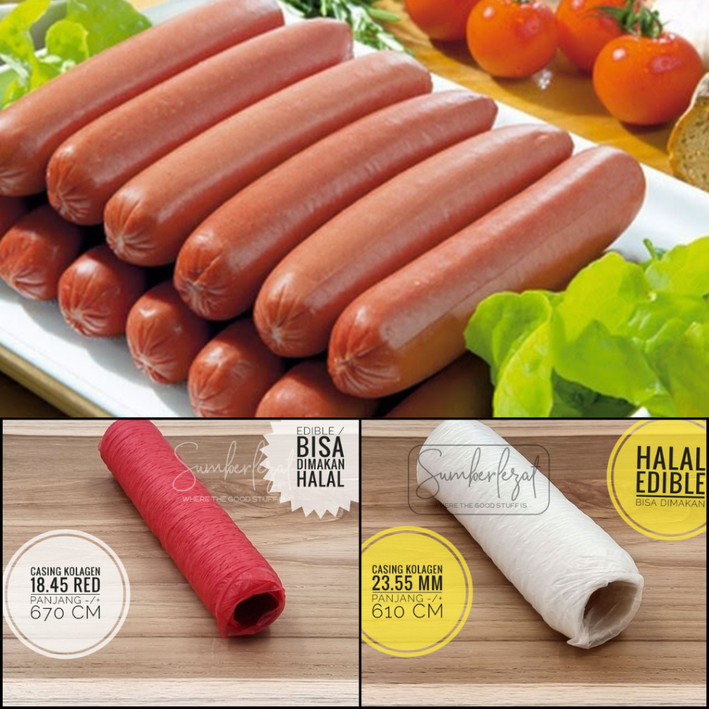 9.9 ECO PACK - ซองหนังปลอกไส้กรอกพลาสติกคอลลาเจน Foo กินได้ฮาลาล