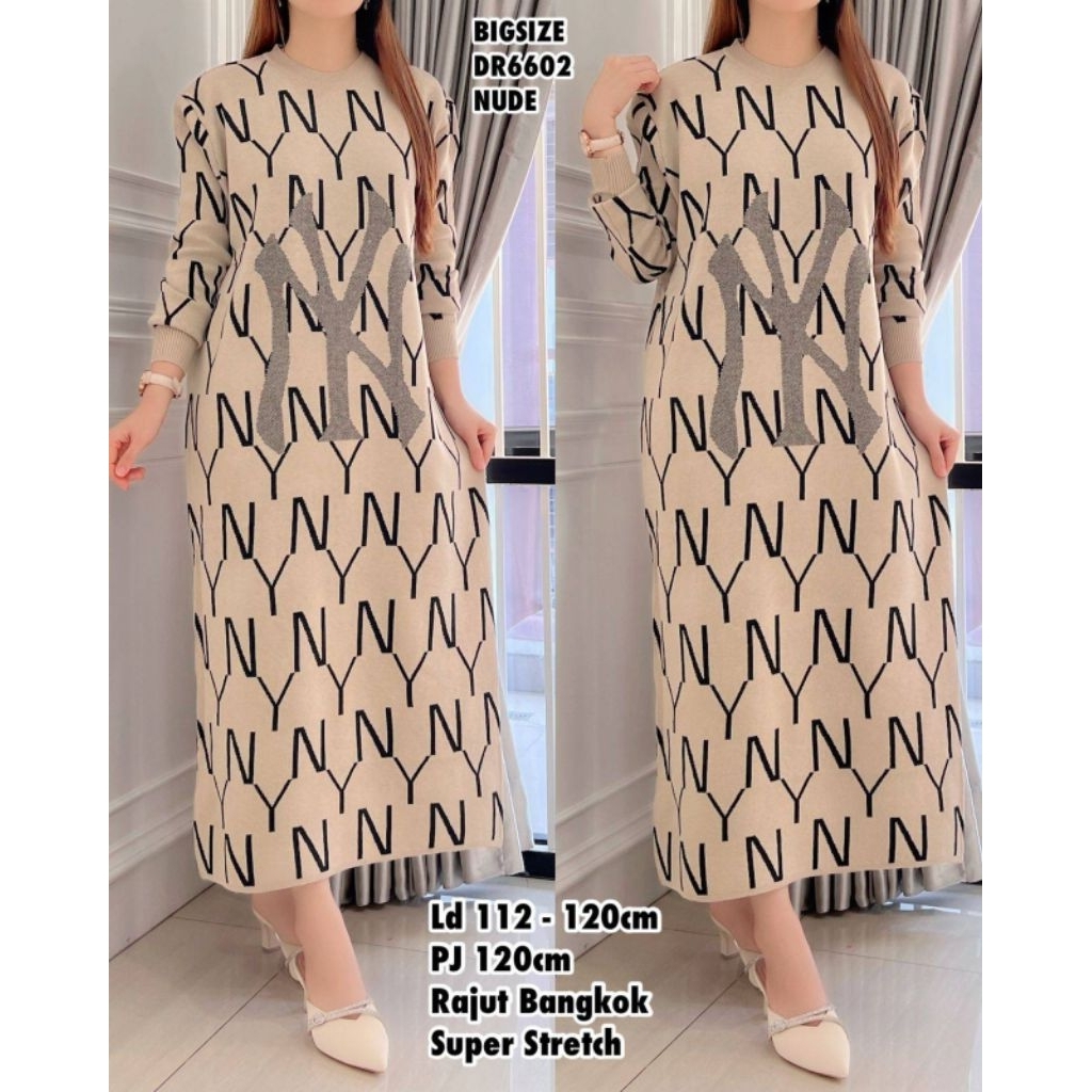 ดร6602 เดรสถักพรีเมี่ยม 6602