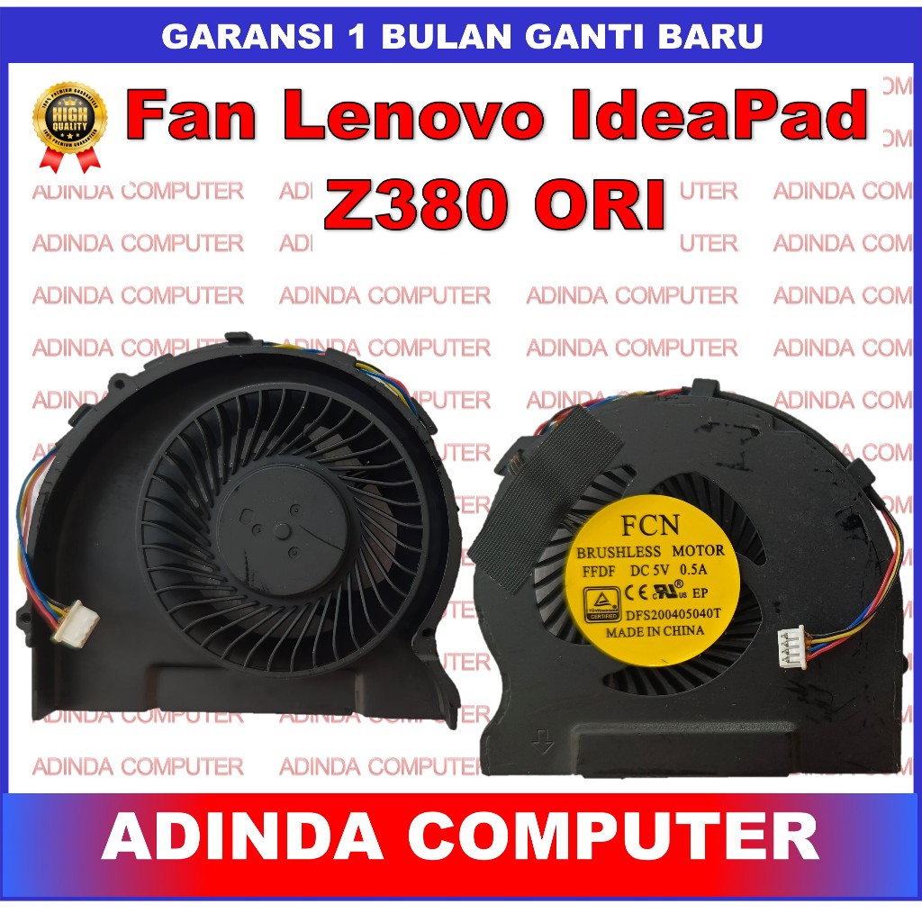 Lenovo IdeaPad Z380 Z380A Z380M Z380AM KSB05105HC-BH1M พัดลมเดิม