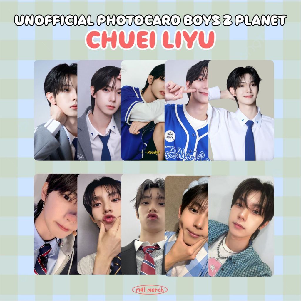 CHUEI LIYU BOYS 2 PLANET / BOYS II PLANET / BOYS PLANET 2 / PHOTOCARD UNOFFICIAL