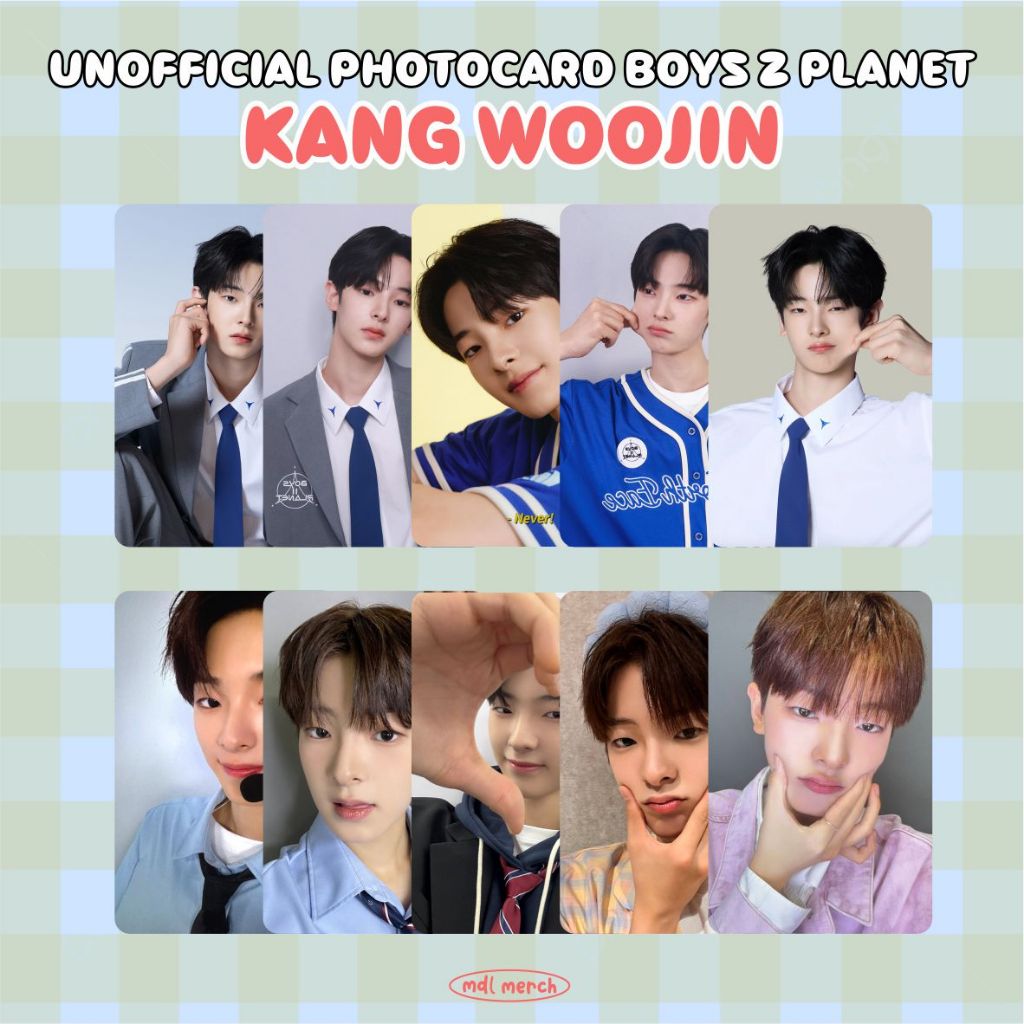 KANG WUJIN BOYS 2 PLANET / BOYS II PLANET / BOYS PLANET 2 / PHOTOCARD UNOFFICIAL