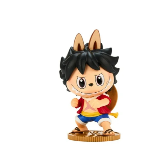 ORIGNAL Pop Mart Labubu The Monsters x One Piece Series Monkey.D.Luffy รูป