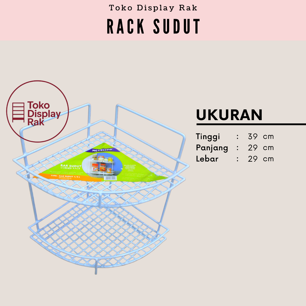 MODELLINE MULTI PURPOSE KITCHEN CORNER SHELF BATHROOM SHELF