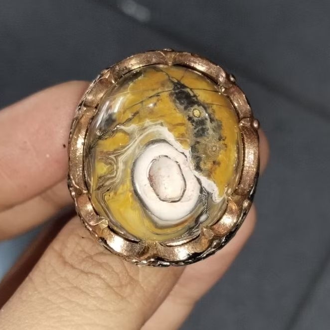 แหวนหินคอรัลหนงกา 21B19Bu11mm