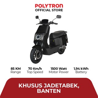 Polytron Fox 200 Electric Sepeda Motor Listrik - OTR Jadetabek - Banten