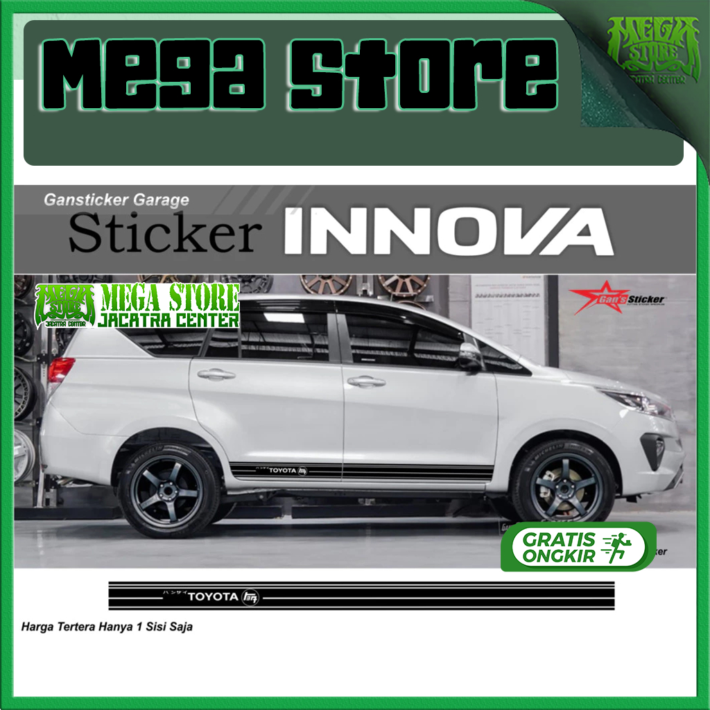 MEGASTORES สติ๊กเกอร์ toyota kijang innova toyata avanza veloz สติ๊กเกอร์ toyota