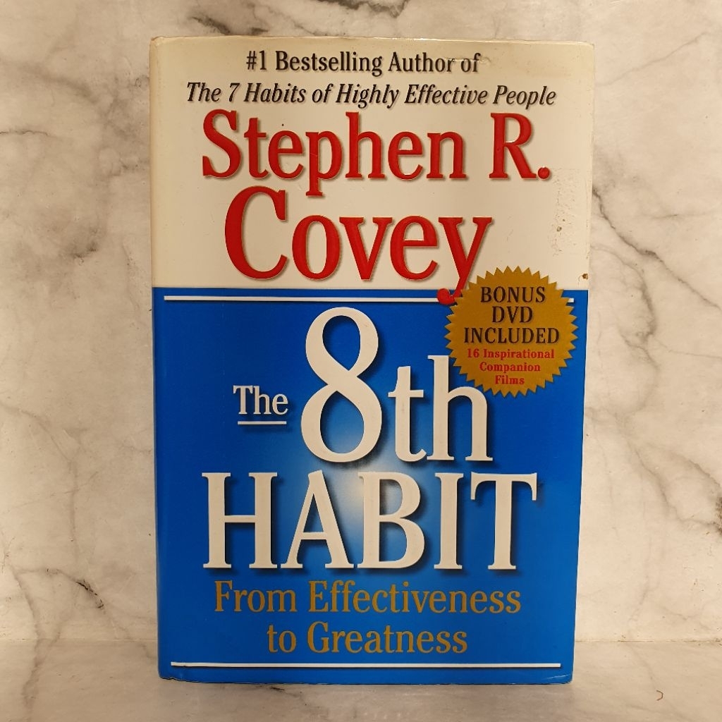 หนังสือปกแข็ง Preloved The 8th Habit โดย Stephen R. โควี่