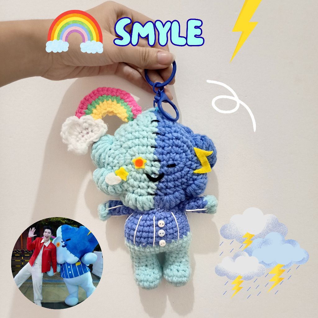 SMYLE GMMTV / GMMTV MASCOT / SMYLE GMMTV KEYCHAIN CROCHET / AMIGURUMI