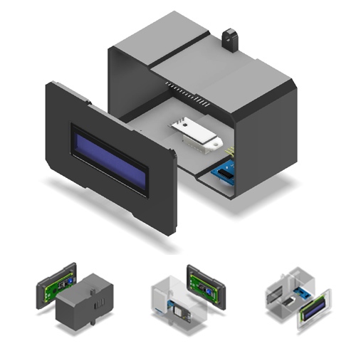 เคส ESP32 ESP8266 NodeMCU LCD 1602 I2c Breadboard 170 Tie DHT22 HC-SR04