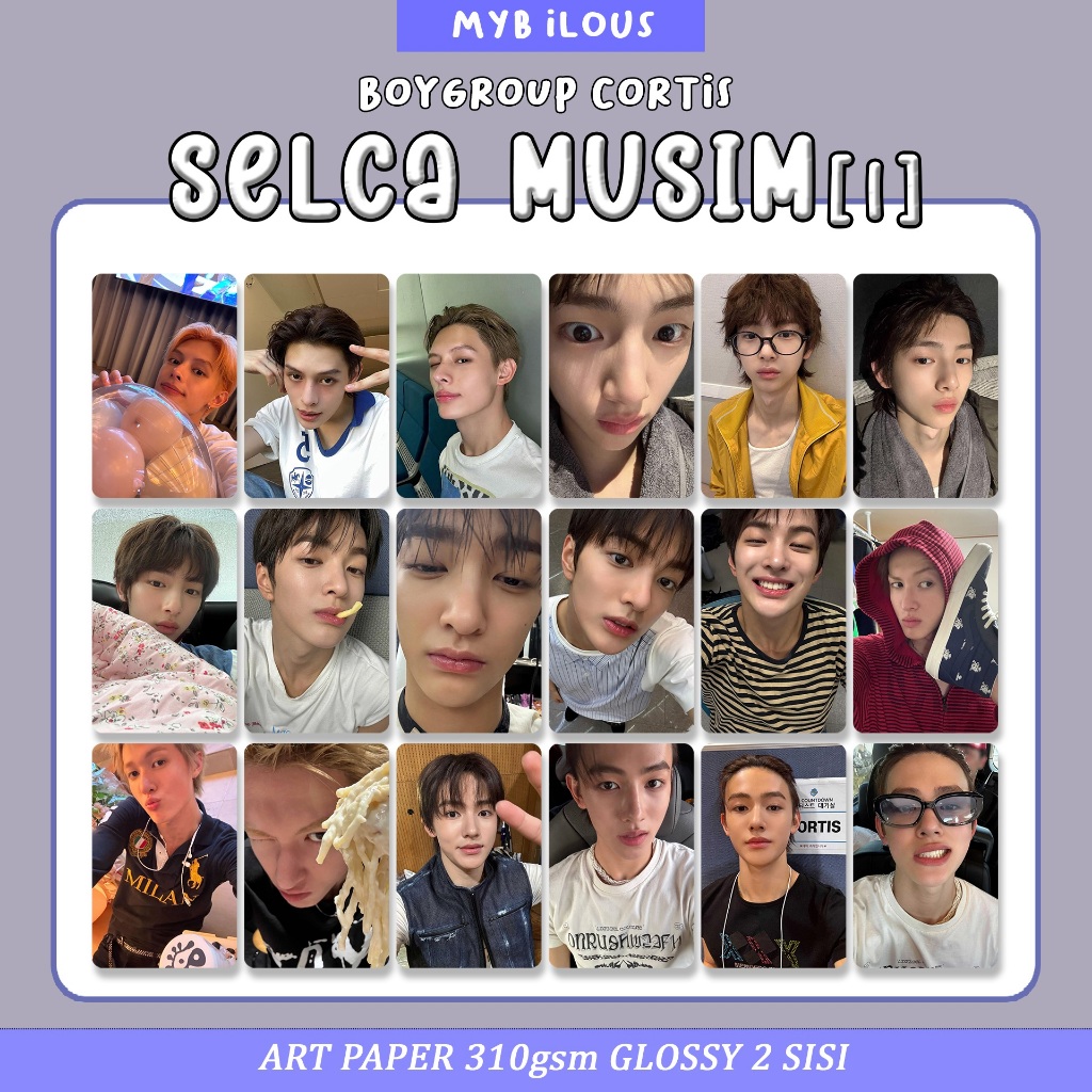 [MUSIM 1] CORTIS MARTIN JAMES SEONGHEON JUHOON KEONHO PHOTOCARD FANMADE