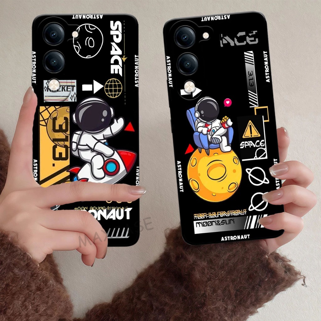 M0P Softcase Hp Vivo Y04S - เคส Vivo Y29S 2025 Astronaut Motif - เคส Hp Cool - เคส Hp - กล้องซิลิโคน