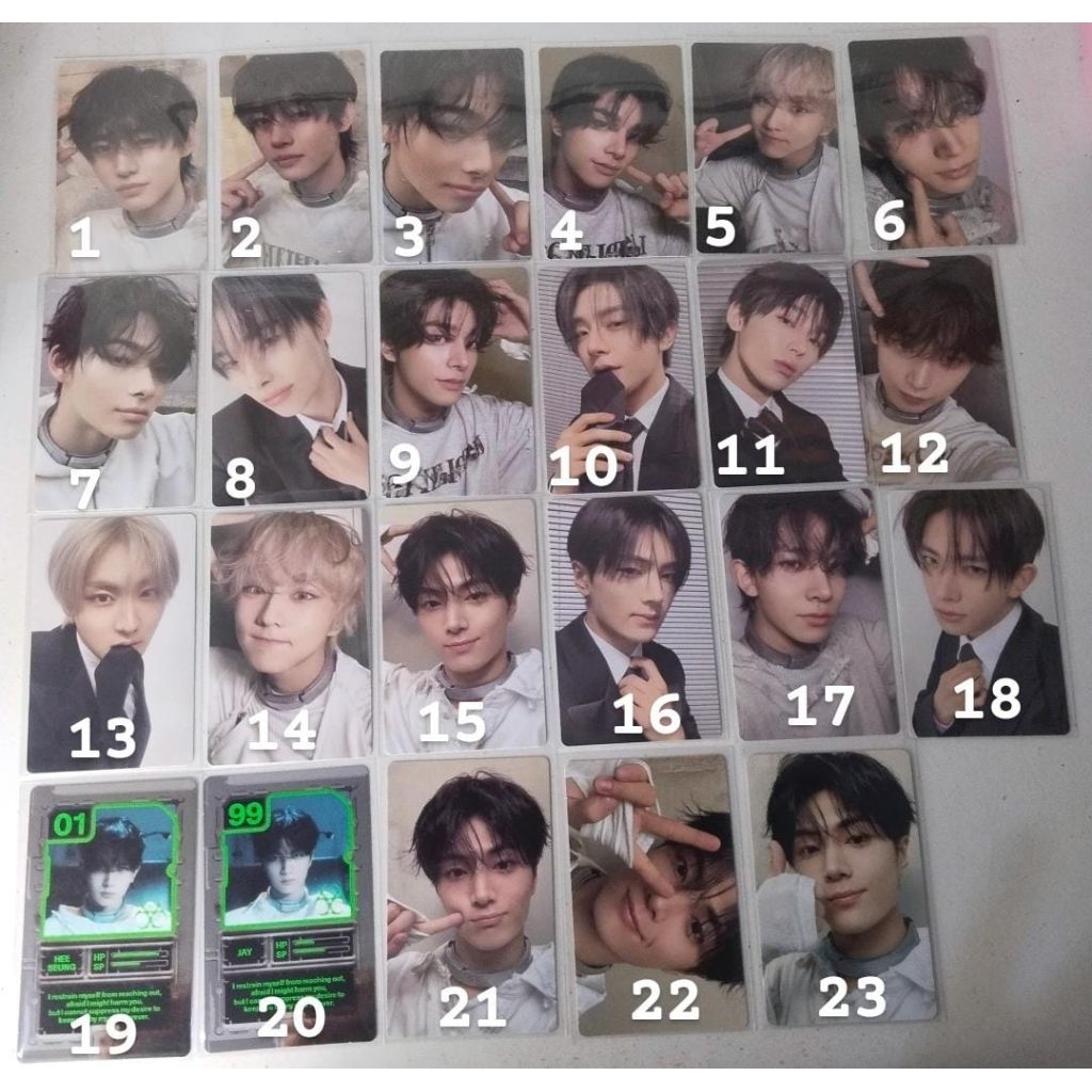 Enhypen Photocard สต็อกใหม่และภาพถ่ายทันที Enhypen