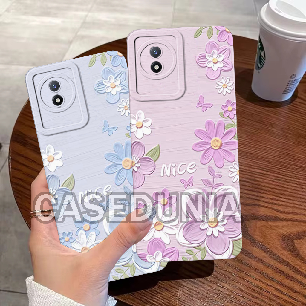 HP Vivo Y02 Y02t Y02s Silicone Tpu Bumper Casing - Motif Case - เคสยืดหยุ่น - Silicone Softcase for 
