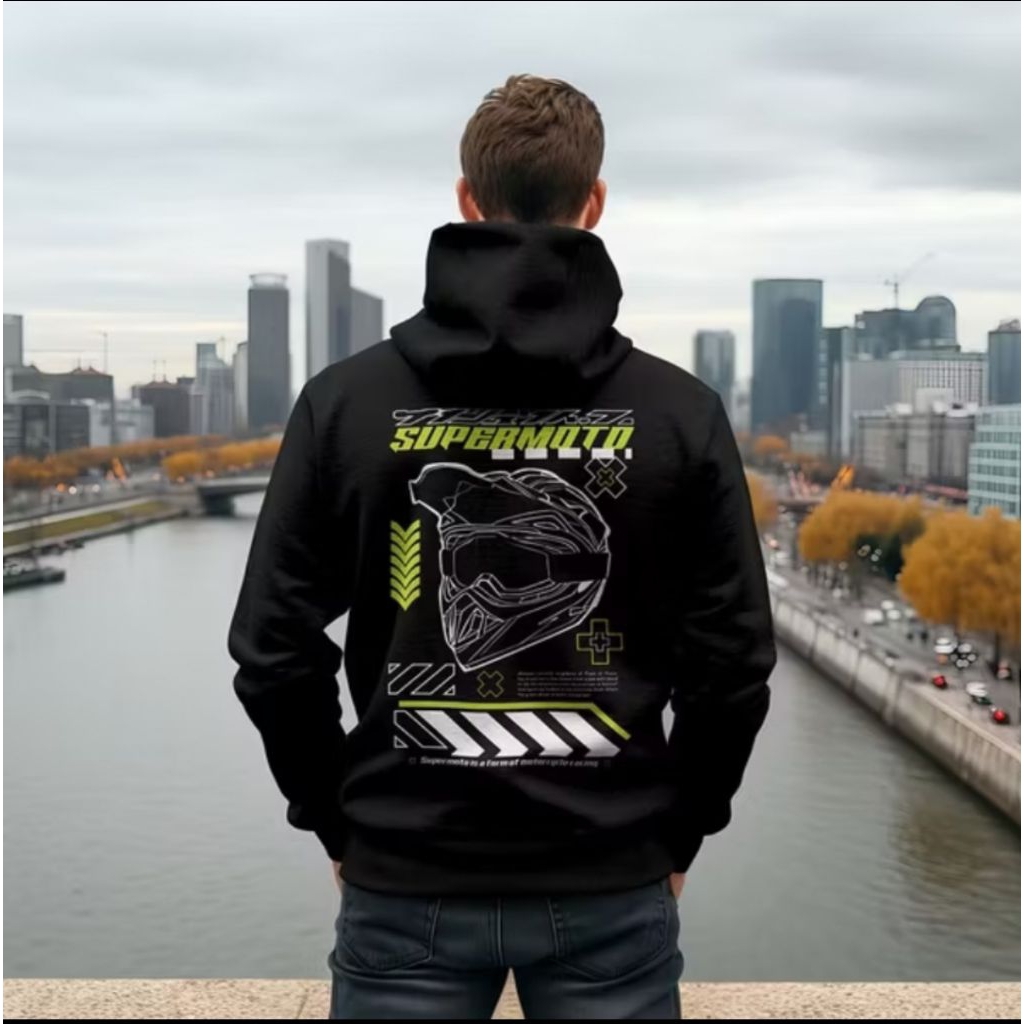 Super motto HOODIE เสื้อกันหนาวสําหรับผู้ชายและผู้หญิง