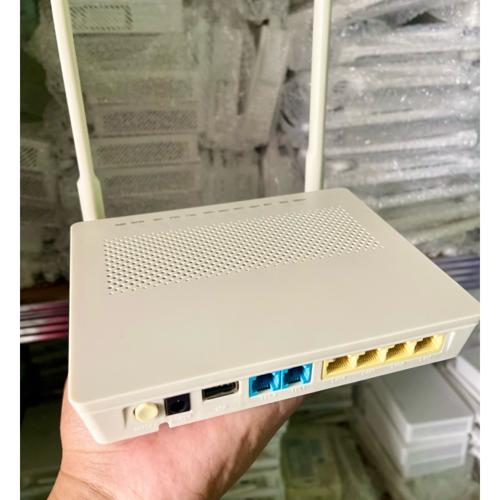HUAWEI 5h5 XPON MODEM POSTEL PORT BLUE ROUTER สามารถ GPON EPON