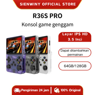 SIENWINY  R36S Game Retro 64GB PSP Handheld Best Gaming Konsol Game PSP PS1 Nintendo Gameboy R36S Hadiah Untuk Anak-Anak