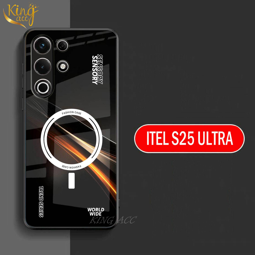 Itel S25 Ultra Softcase Glass Glossy Itel S25 Ultra Case Hp Itel S25 Ultra - K70