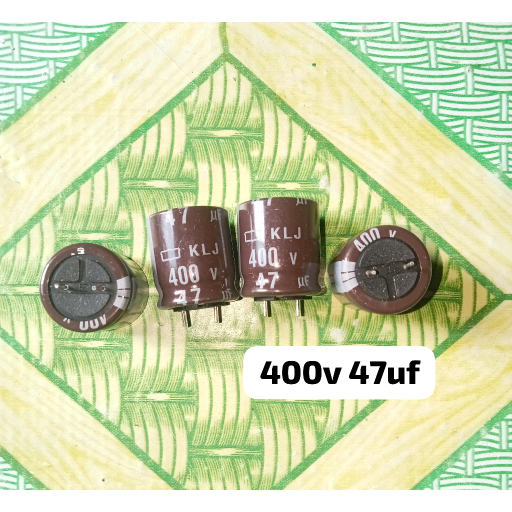 5 ชิ้น Elko 400v 47uf ของแท้