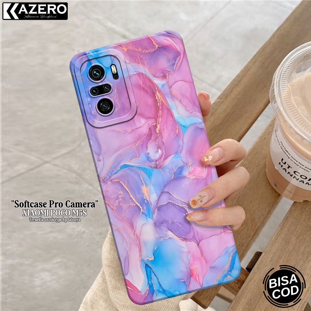 KAZERO - เคสโทรศัพท์ XIAOMI POCO M5S - เคสแฟชั่นนามธรรม - กล้อง Pro - XIAOMI POCO M5S Softcase - เคส