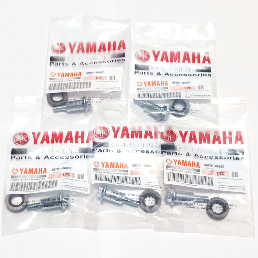 WHOLESALE (( 5 ชิ้น )) CYLINDER HEAD BOLT MIO J MIO GT113/115CC FINO FI SOUL GT 113/115 CC BAUD HEAD