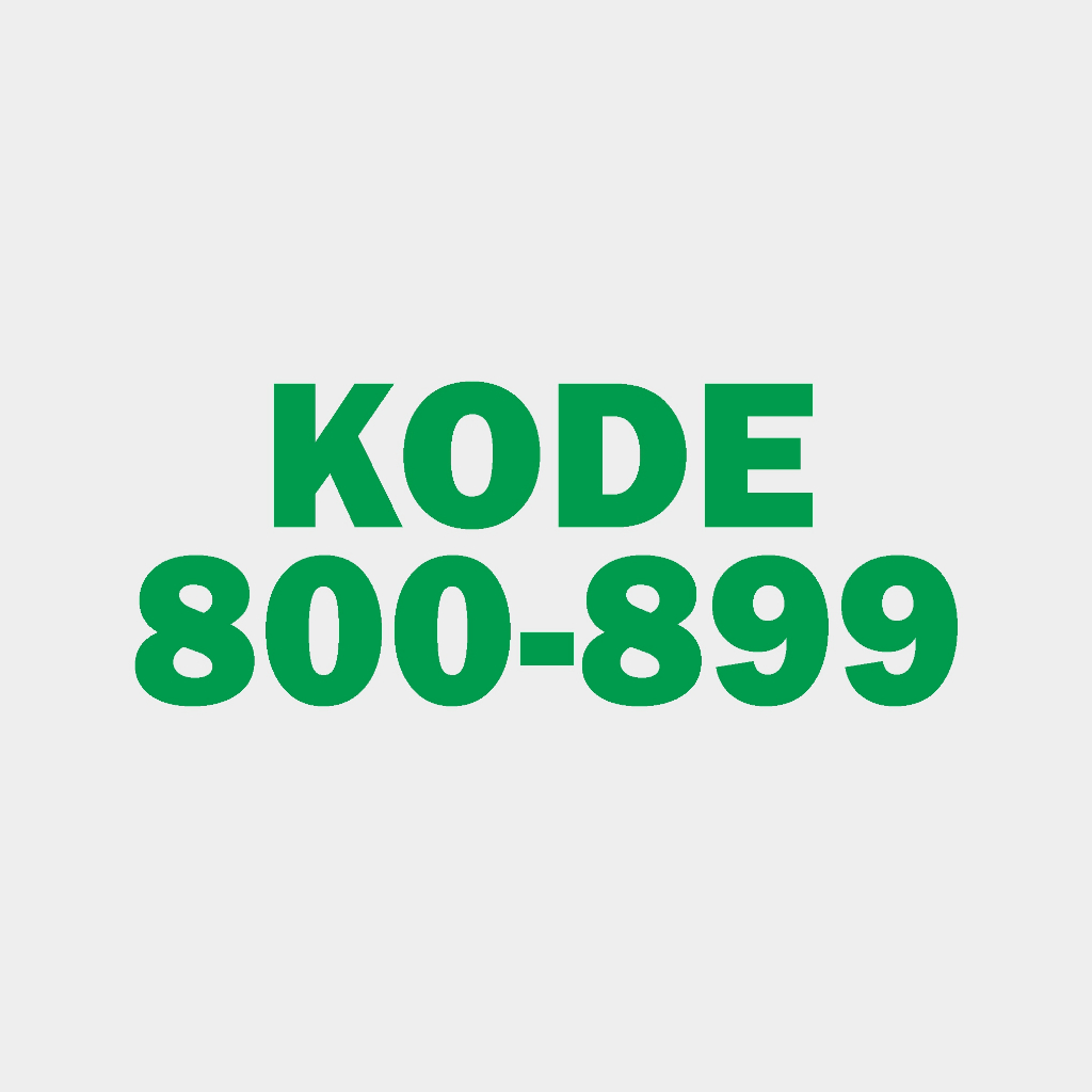 รหัส 800 - 899******