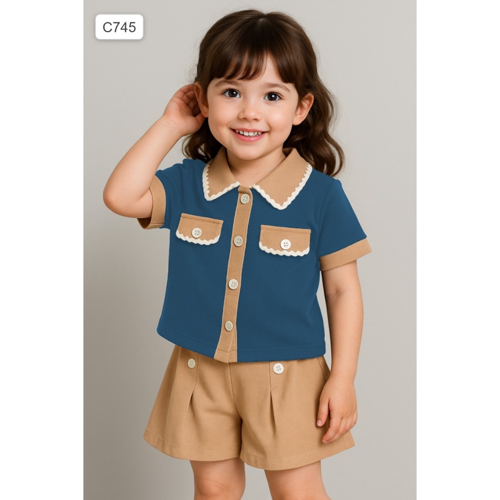 D4 Month Girls Shorts Set C745