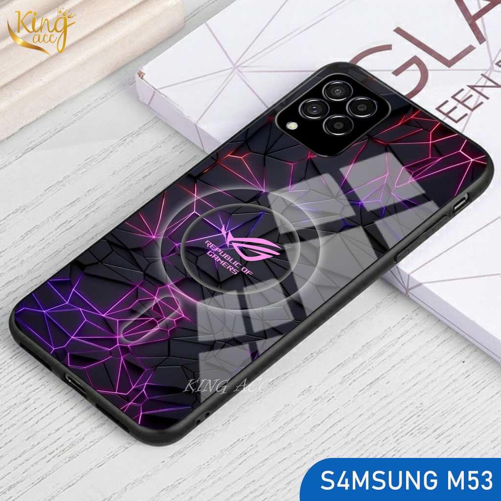 HP Samsung M53 เคสโทรศัพท์ Softcase Glass Glossy Samsung M53 เคสโทรศัพท์ Samsung M53 - K77