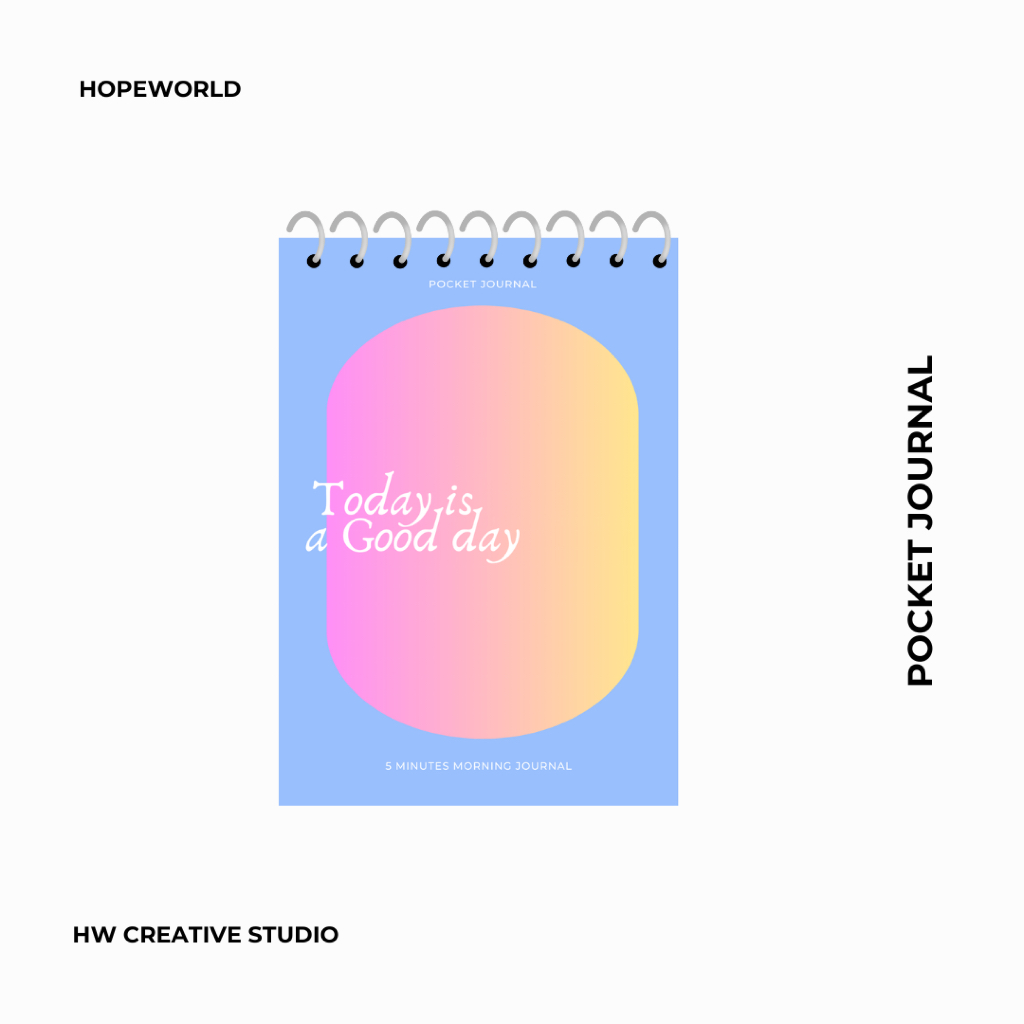 Pocket Journal - Morning Journal, สมุดบันทึกประจําวัน, สมุดบันทึก, โน้ต, สมุดบันทึก, โน้ต