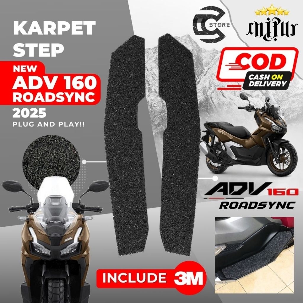 พรมขั้นชั้น ADV 160 2025 / พรม Mie ADV 160 ROADSYNC / ADV 160 2025 / พรม ADV 160 NEW ROADSYNC / อุปก