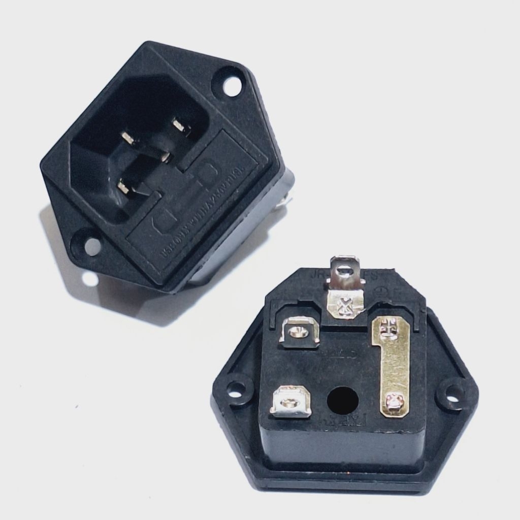 AC Socket In Box Bell + FUSE Socket